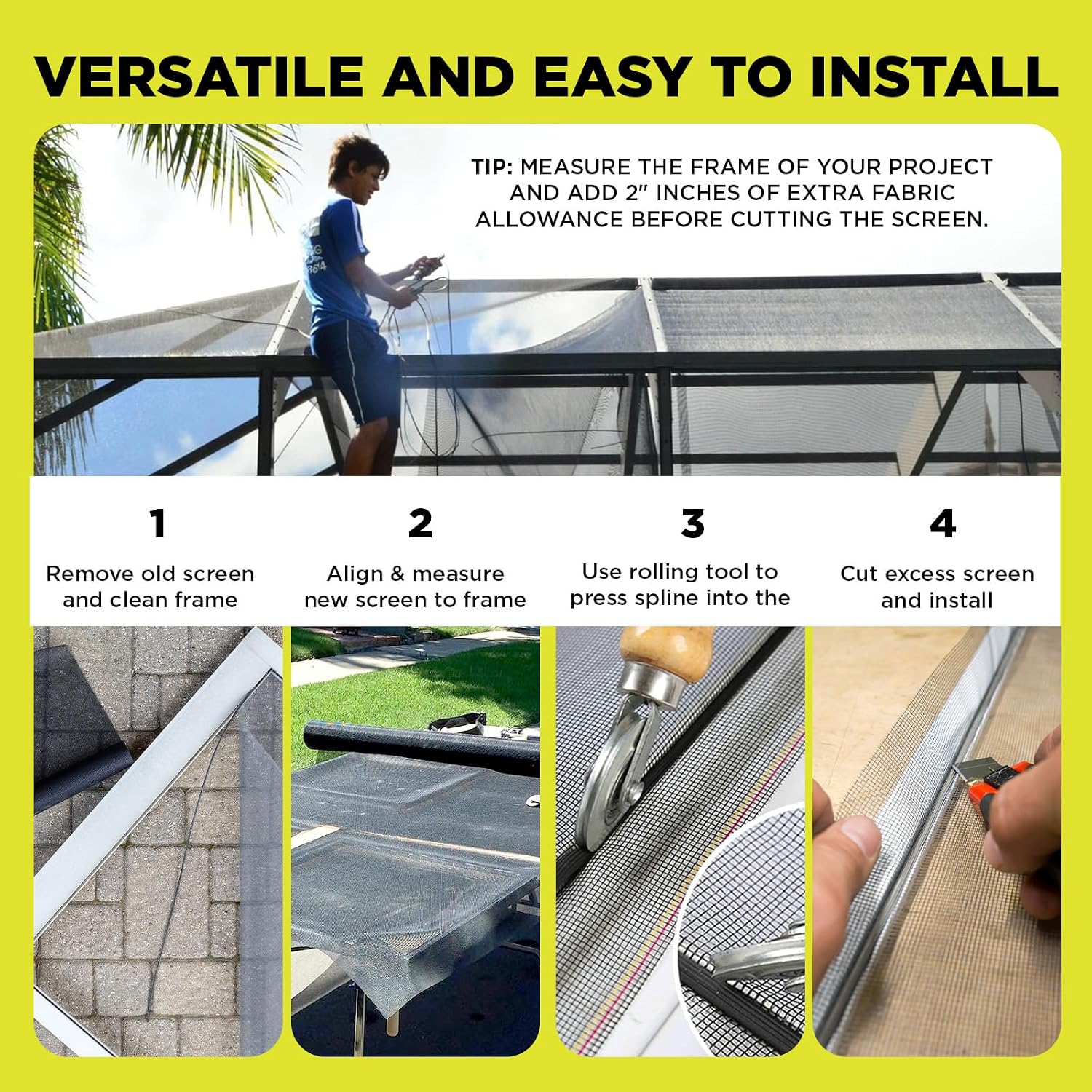 Fiberglass Screen Mesh Rolls: How to Buy the Right Width, Weight, and Weave for Your Porch Re-Screen Project